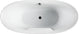 Salerno 68" Freestanding Bathtub, Glossy White
