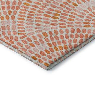Addison Premium Washable Mayfield AMF186 Orange 2'3" x 7'6" Runner Rug