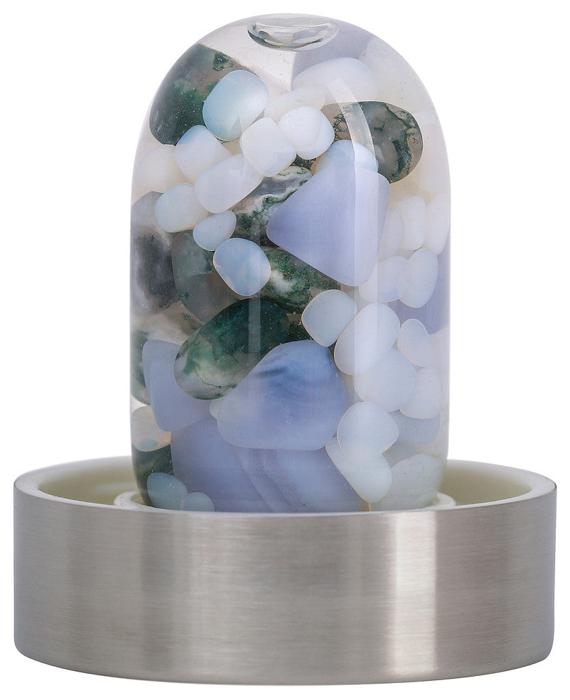 Water Bottle, VitaJuwel ViA Gemwater Bottle, White Loop Caps, Momentum