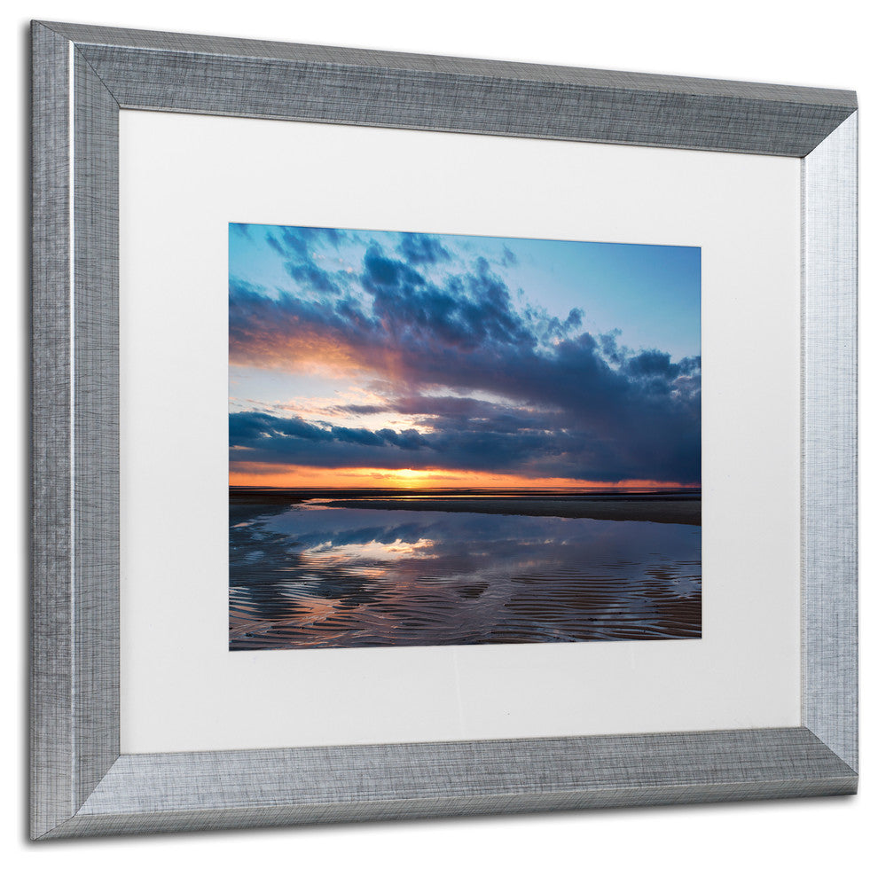 Michael Blanchette Photography 'Ripples and Fluff' Matted Framed Art, 20x16