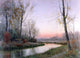 Henry Farrer Evening Along the River Wall Decal