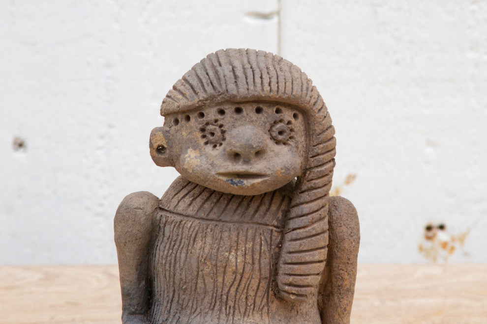 Pre-Columbian Style Clay Figure