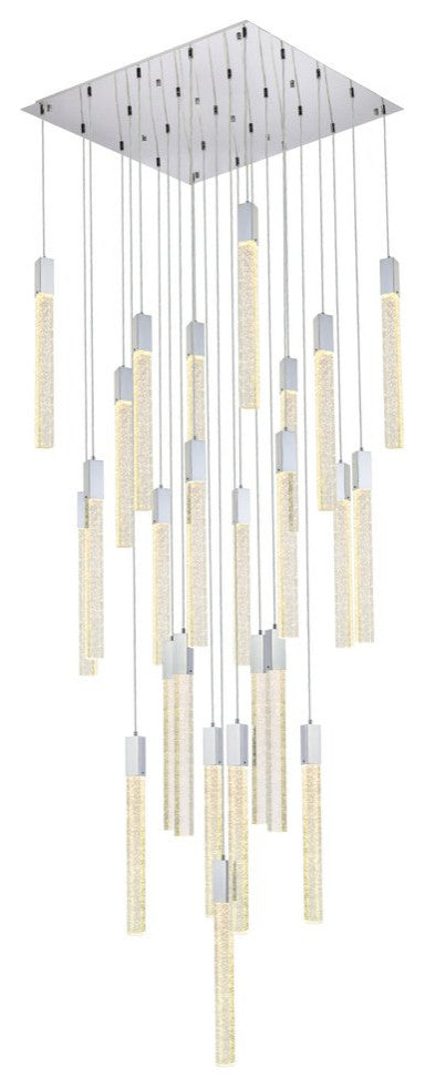Wade 25-Light Pendant, Chrome
