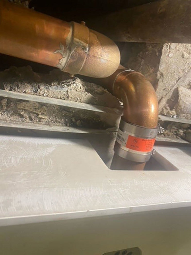 OSB Side Discharge Shower Drain Converting Bath Tub To Walk In Shower, Stainless Steel Cover, Abs