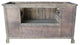 61" Rustic Solid Fir Sink Vanity, Gray, No Faucet