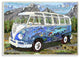 Abstract Van Collage Modern Design, 10"x15"