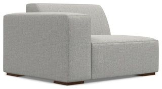Rex 3-Seater Modular Sofa and Ottoman Set in Tightly Woven Performance Fabric