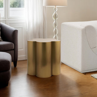 Lucky Iron End / Side Table, Gold, End Table