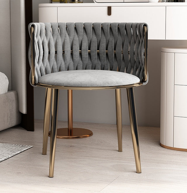 Light Luxury Nordic Single Sofa Chair, Grey