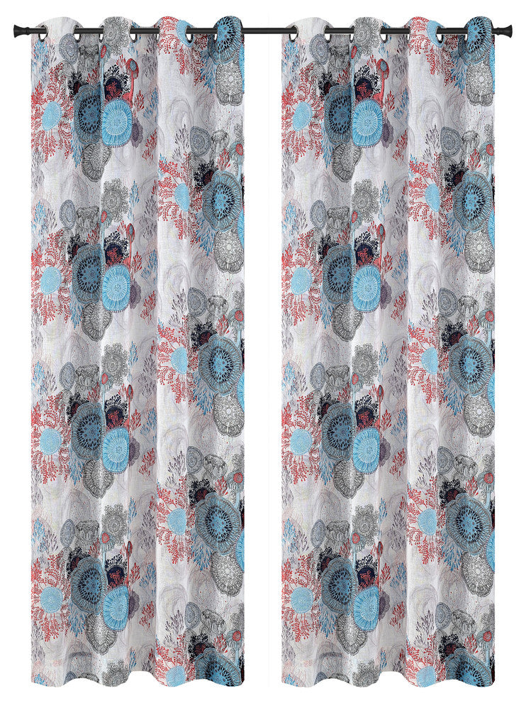 Greenwich Drapery Curtain Panels with Grommets