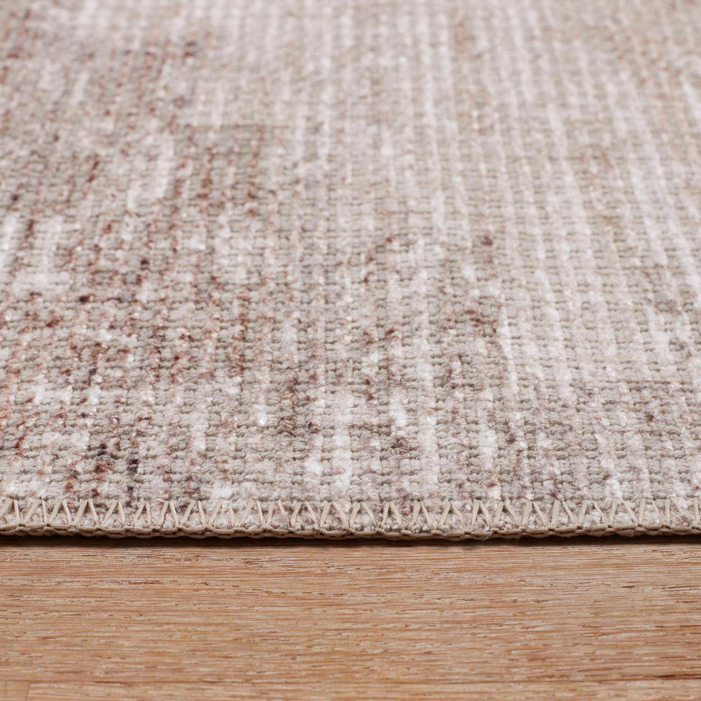 Avalon Diamond Border Area Rug, Natural, 5'x7'6"