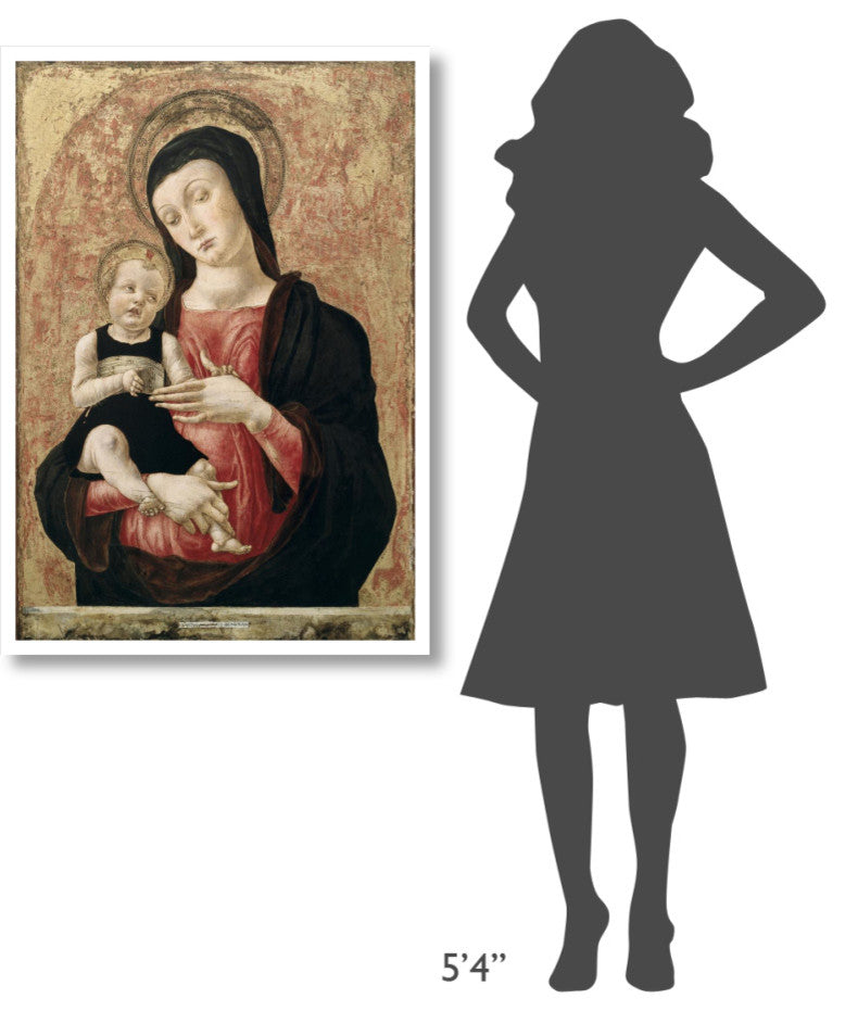 "Madonna and Child" Digital Paper Print by Bartolomeo Vivarini, 30"x42"
