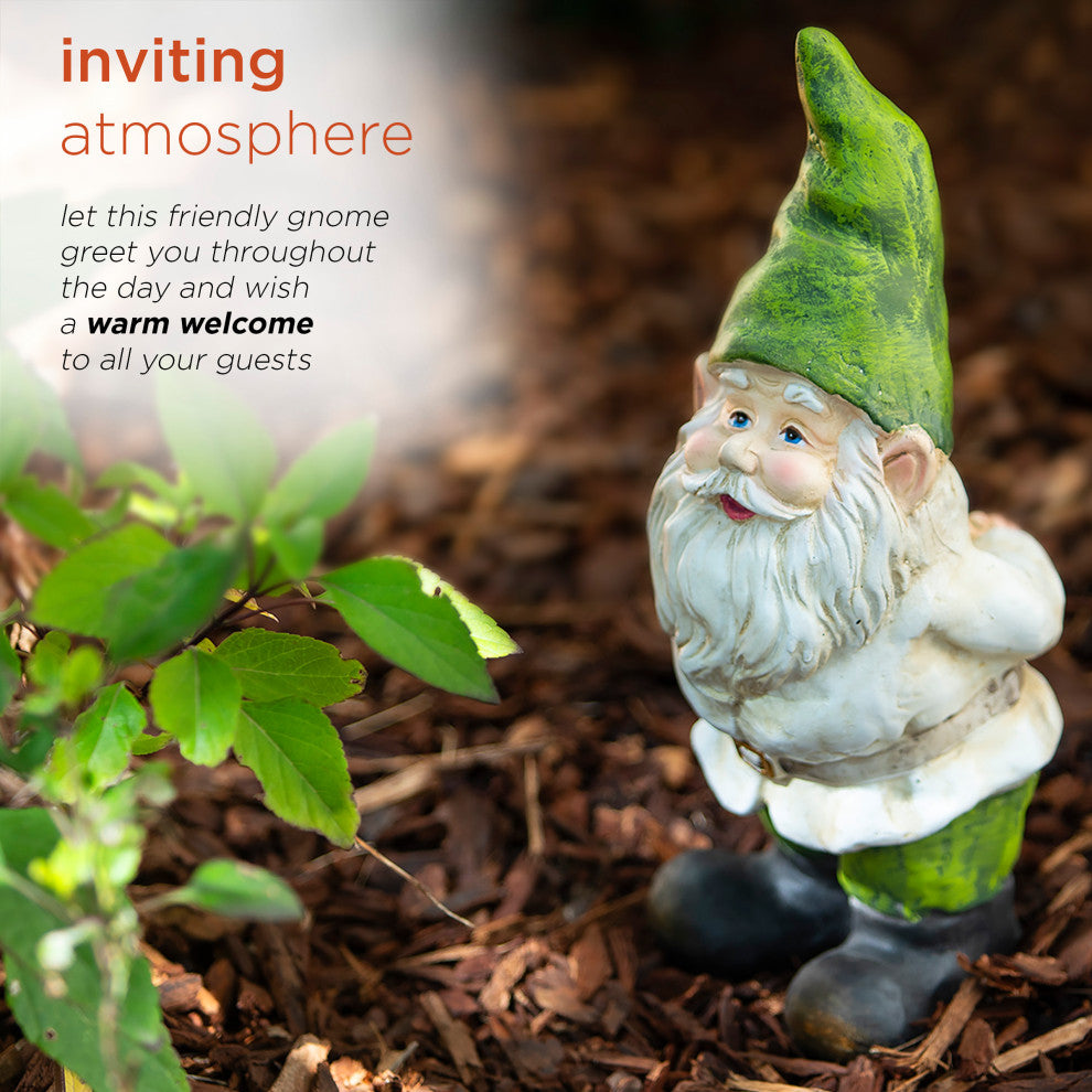 Bashful Gnome Statue