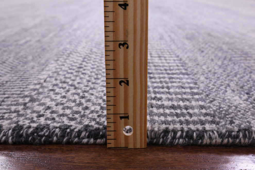 Hand Knotted Savannah Grass Wool and Silk Rug 8' 1" X 9' 8" Q12012