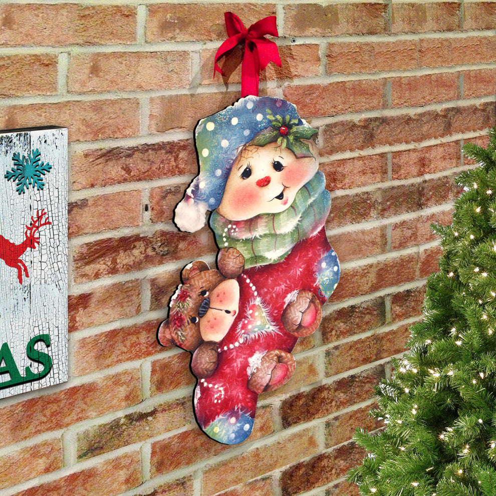 Bearly Hanging On Door Hanger