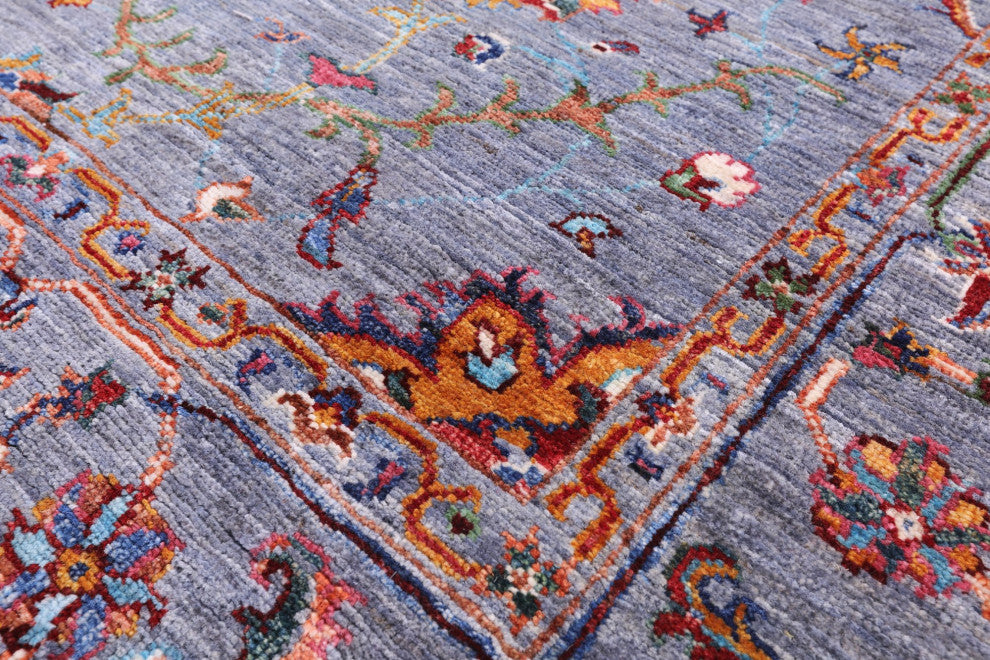 Persian Tabriz Handmade Wool Rug 5' 0" X 6' 8" Q10172