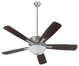 Ovation Ceiling Fan, Satin Nickel