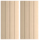Rustic 4 Board Joined B-N-B Faux Wood Shutters, Smooth, 22x54"