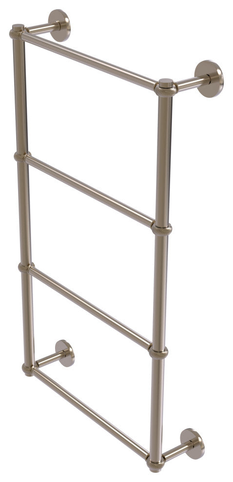 Prestige Skyline 4 Tier 24" Ladder Towel Bar, Twisted Detail, Antique Pewter