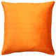 Pillow Decor Sankara Silk Throw Pillows 18"x18", Orange