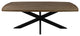 Redondo Dining Table With Mango Wood Top and Iron Legs