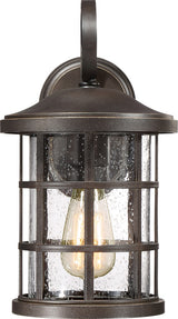 Quoizel CSE8408PN One Light Outdoor Wall Lantern Crusade Palladian Bronze