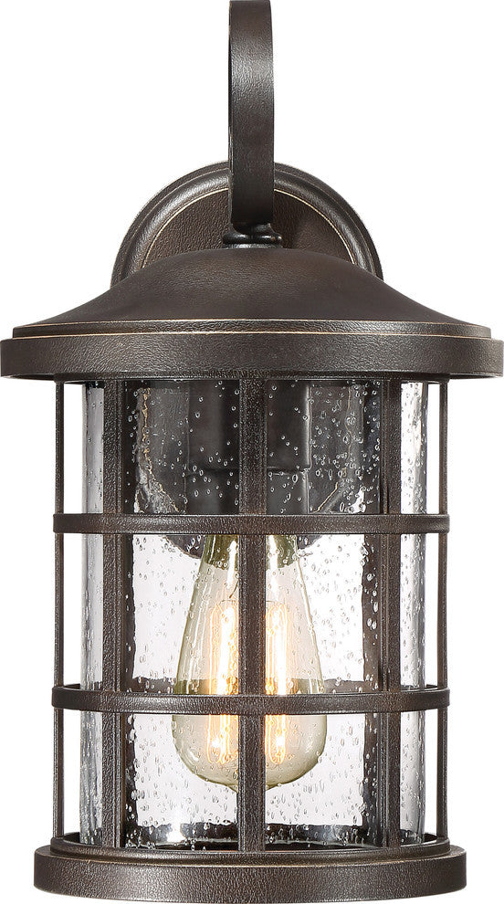 Quoizel CSE8408PN One Light Outdoor Wall Lantern Crusade Palladian Bronze
