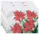 Christmas Cactus , Floral Print Placemat, Coral (Set of 4), 18 x 14"