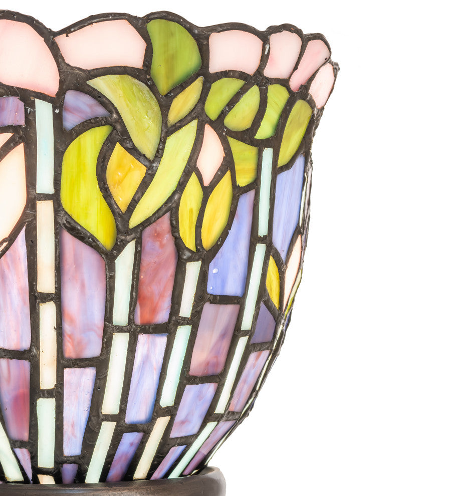 15 High Tiffany Flowering Lotus Mini Lamp