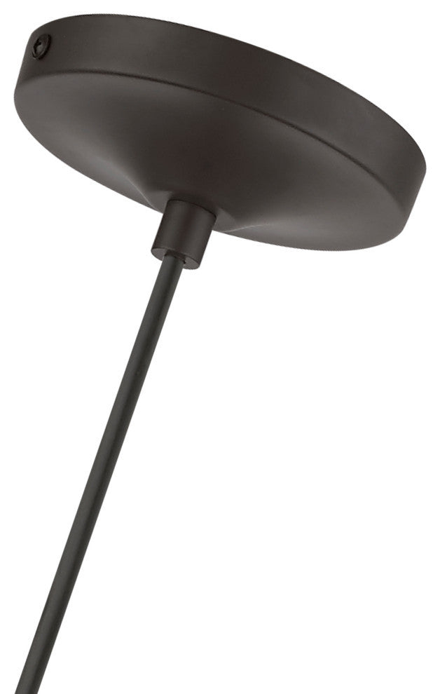 Avery 1 Light Bronze With Antique Brass Accent Mini Pendant