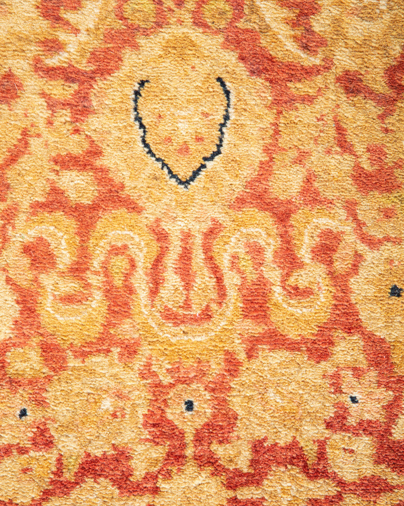 Mogul, One-of-a-Kind Hand-Knotted Area Rug Orange, 8'3"x10'3"