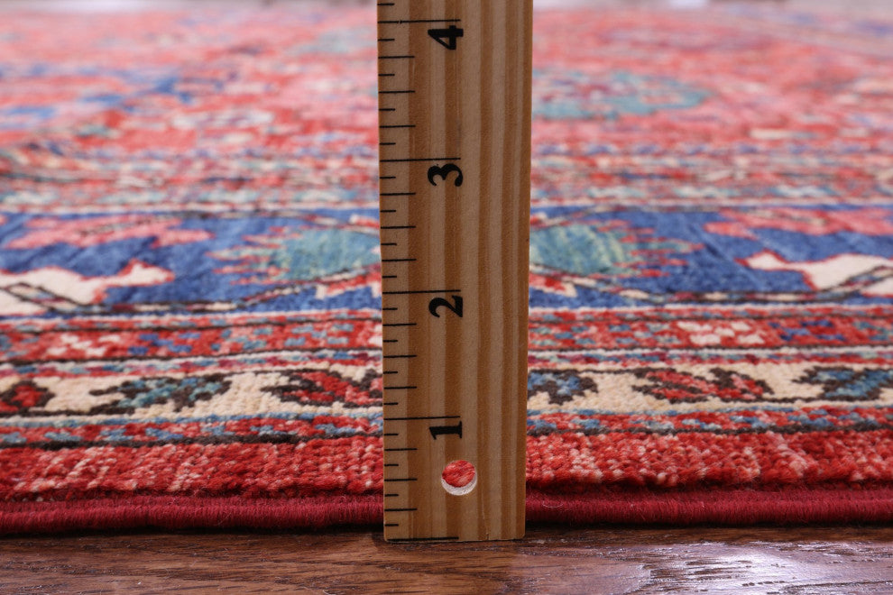 9' 11" X 13' 7" Persian Fine Serapi Handmade Wool Rug - Q12439