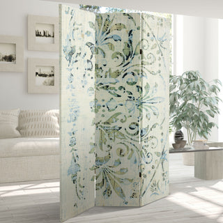 6' Tall Alabaster Muse Canvas Room Divider