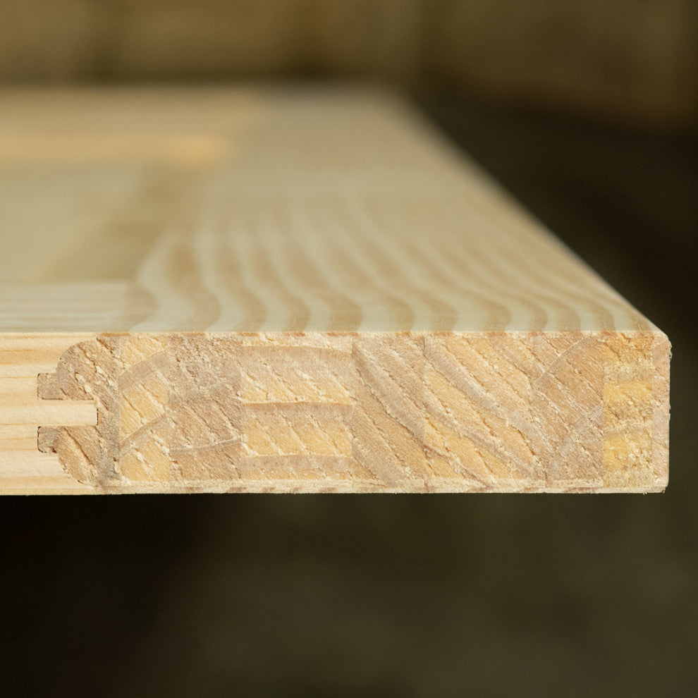 Interior Door, Colonial 2-Panel, Square, 1.375"x18"x80"