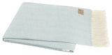 Italian Herringbone Throw, Glacier