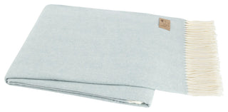 Italian Herringbone Throw, Glacier