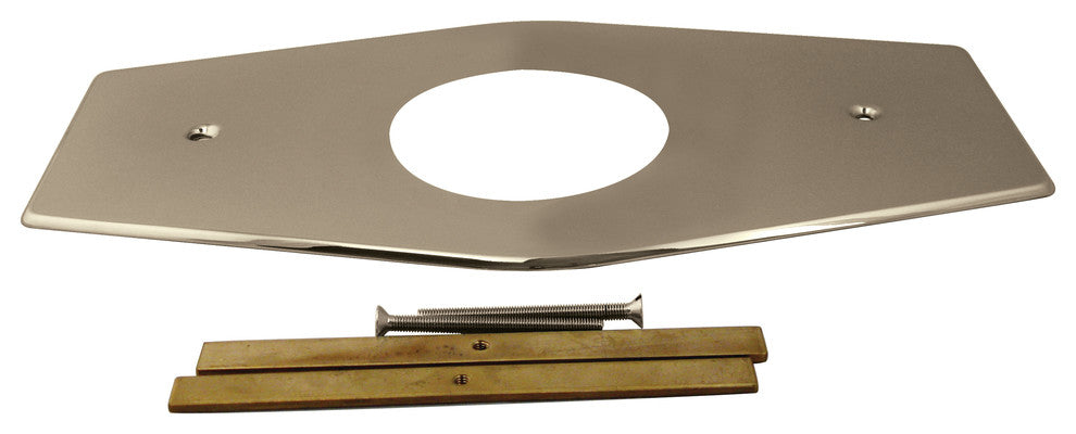 One-Hole Remodel Plate For Mixet In Polished Nickel