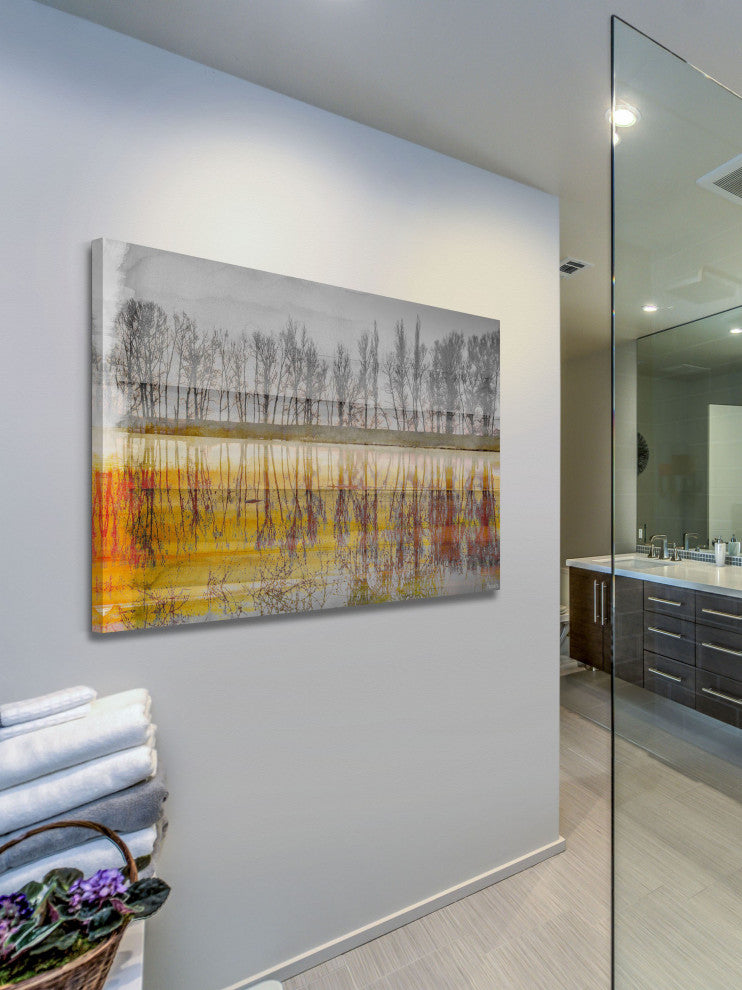 "Sunset Lake" Fine Art Canvas Print, 36"x24"