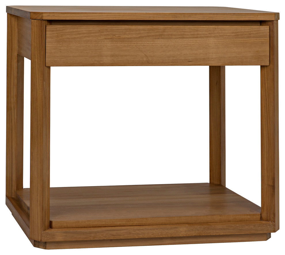 SL11 Side Table, Gold Teak