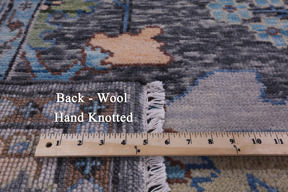 Hand Knotted Turkish Oushak Wool Rug 8' 3" X 10' 2" - Q15955