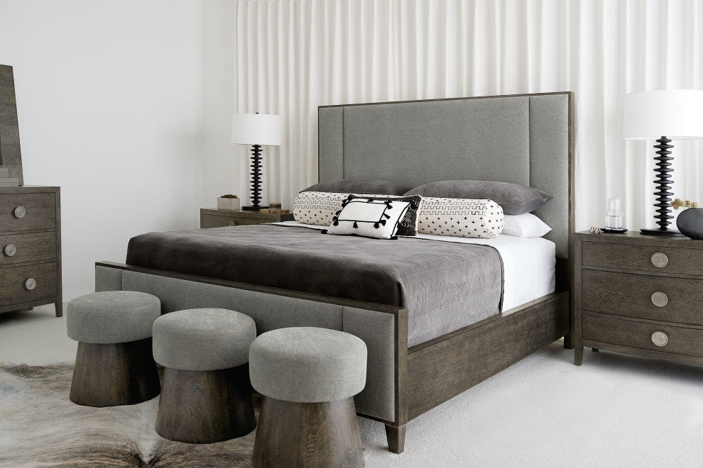 Bernhardt Linea Upholstered Panel Bed, King