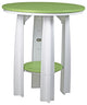 Poly Balcony Table, Lime Green & White
