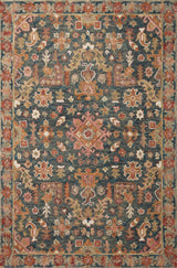 Loloi Victoria Navy / Multi 3'-6" x 5'-6" Accent Rug