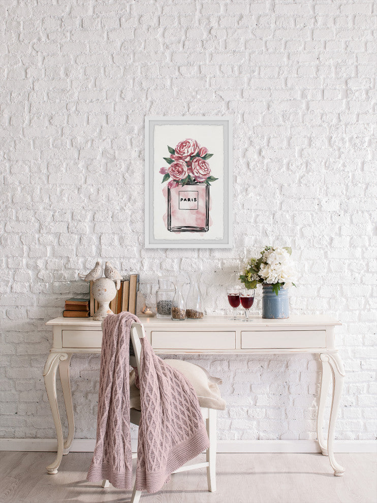 "Floral Perfume" Framed Painting Print, 30x45