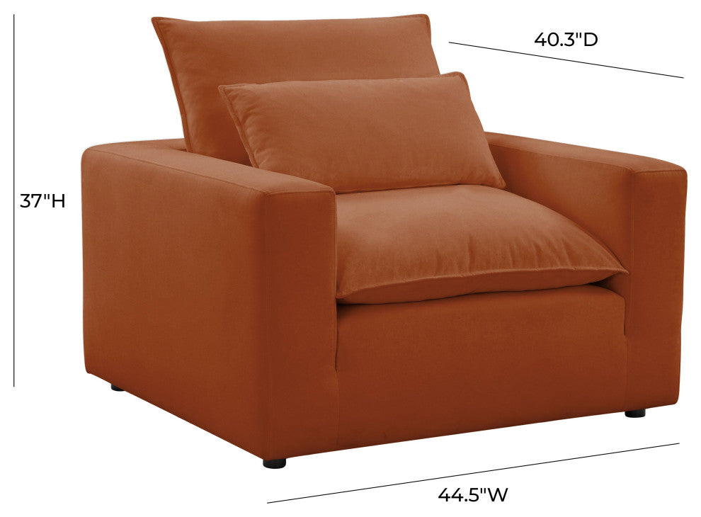 Cali Rust Arm Chair