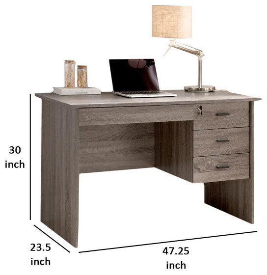 Adorning Contemporary Style Office Desk , Gray