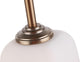 Woodbridge Lighting Blaire Mini-Pendant, Brushed Brass