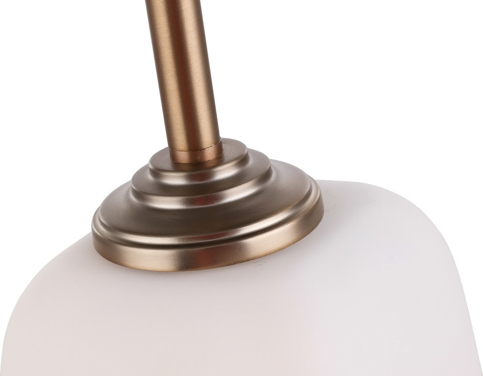 Woodbridge Lighting Blaire Mini-Pendant, Brushed Brass