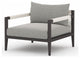 Sherwood Outdoor Chair-Bronze/Faye Ash