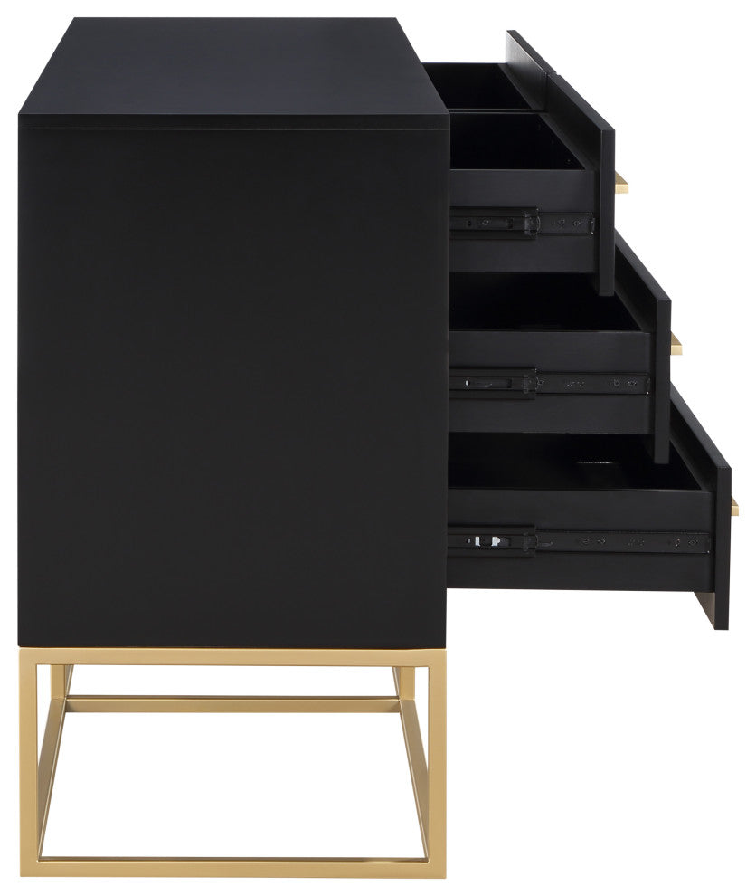 Maxine Dresser, Rich Black Finish